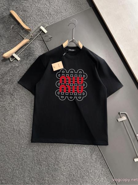 MIUMIUカッコイイ 最新トレンド 今年トレンドブランド 偽物 激安 通販半袖Tシャツ 0