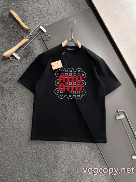 MIUMIUカッコイイ 最新トレンド 今年トレンドブランド 偽物 激安 通販半袖Tシャツ 2