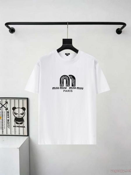 半袖Tシャツ偽 ブランド 通販最新超人気 日本未入荷 高品質なMIUMIU 0