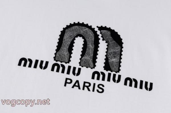 半袖Tシャツ偽 ブランド 通販最新超人気 日本未入荷 高品質なMIUMIU 1