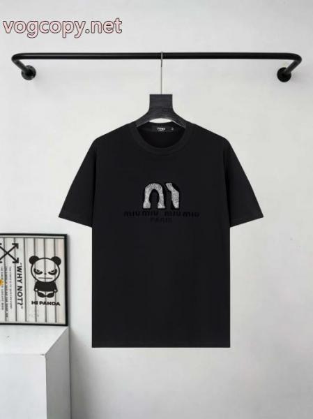 半袖Tシャツ偽 ブランド 通販最新超人気 日本未入荷 高品質なMIUMIU 4