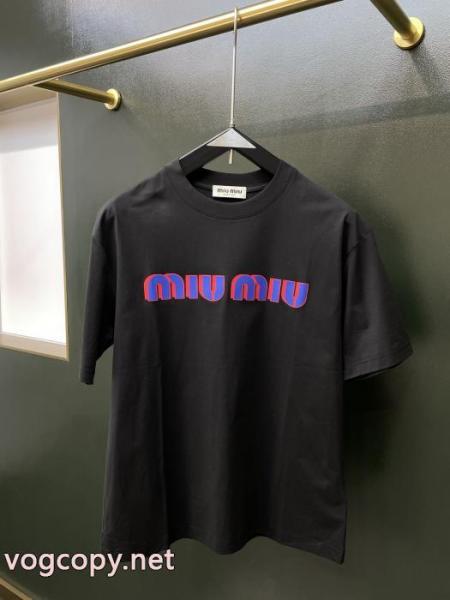 Tシャツブランド コピー 激安ミュウミュウ26SS海外直営 秀逸アイテム 数量限定特売品. 5