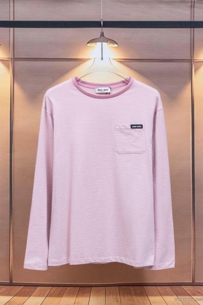 ミュウミュウ超激得高品質 HOT人気 お買い得コピー 商品 ブランド長袖Tシャツ 0