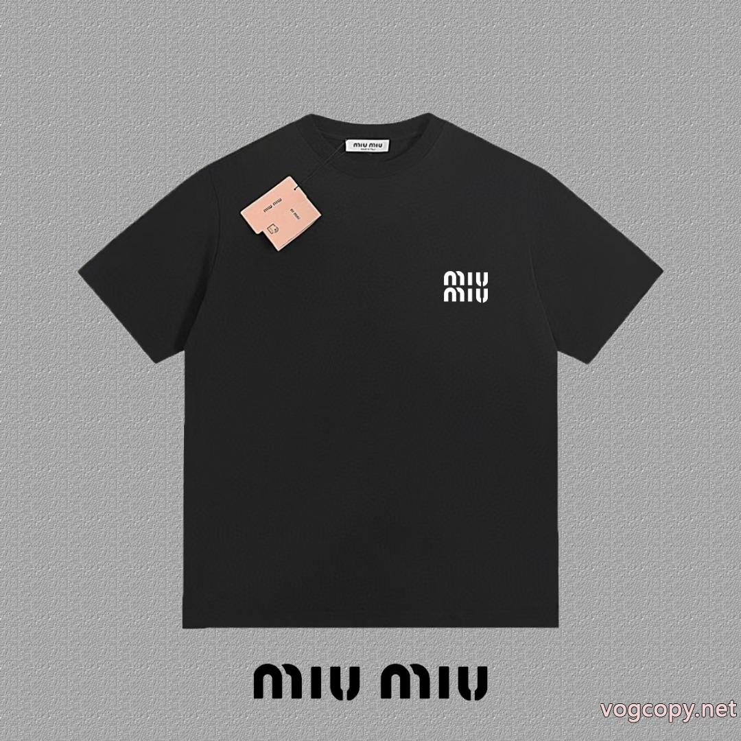 オシャレスタイルが今年流 数量限定格安 爆買いセール半袖Tシャツブランド 激安MIUMIU 1