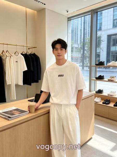 ブランド 品 激安 通販2026年用 肌触りがとても良い 男女通用MIUMIU半袖Tシャツ 2