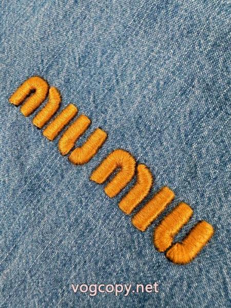 ブランドコピー超人気モデル入荷 手頃価格 男女通用MIUMIUデニムジャケット 5 