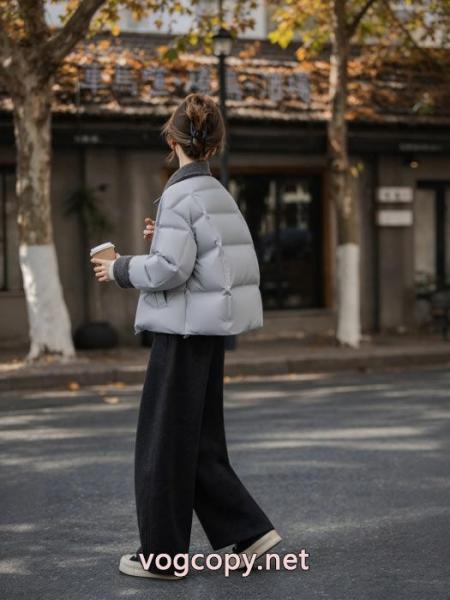 MiuMiuクラッシュカラー開襟ダウンジャケット 5 
