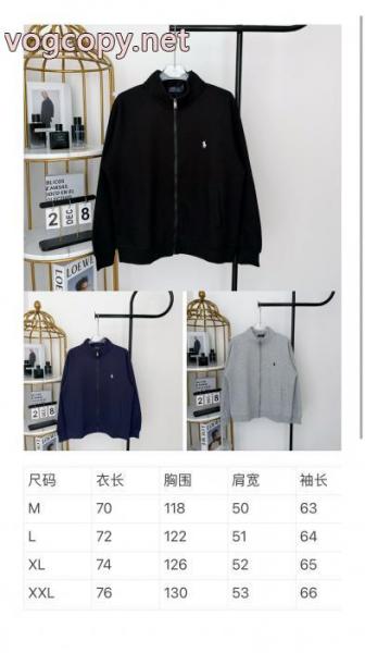 Ralph Lauren-ラフローレン胸の小さなジッパーコート 5 